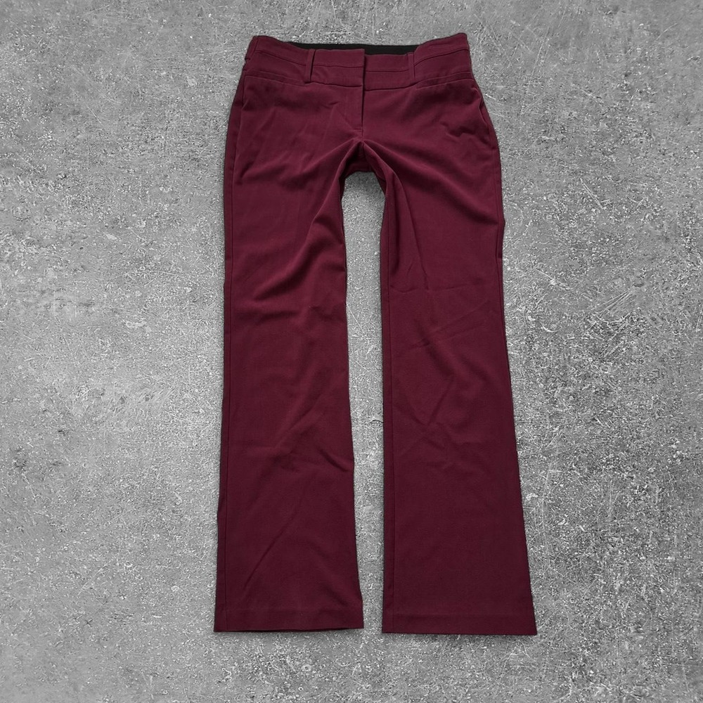 Maurices Burgundy Professional Workwear Dress Pants Size 7/8 REG